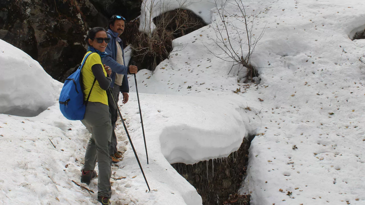 Shashi Lagwal & Surender Mahant leading Mountain Skills Course