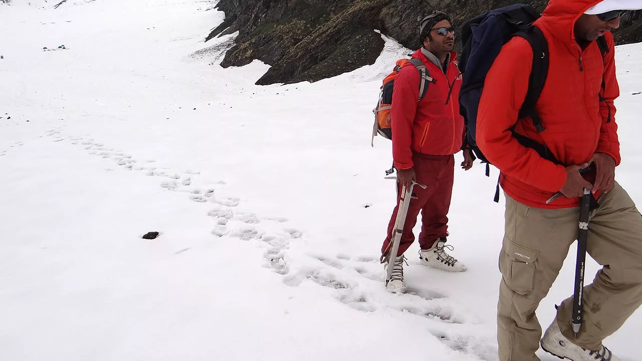 Mukesh Marwah on Snow Climbing Skills