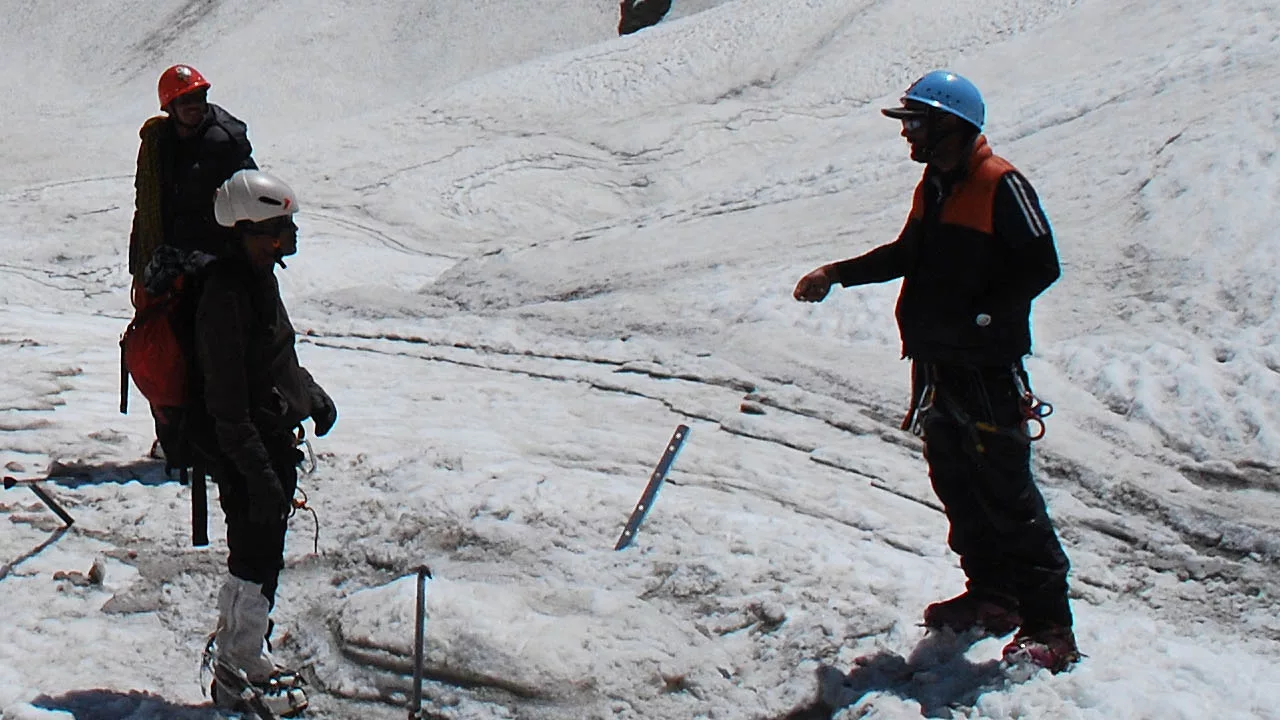 Pankaj Lagwal on Glacier Travel Training alpinism 