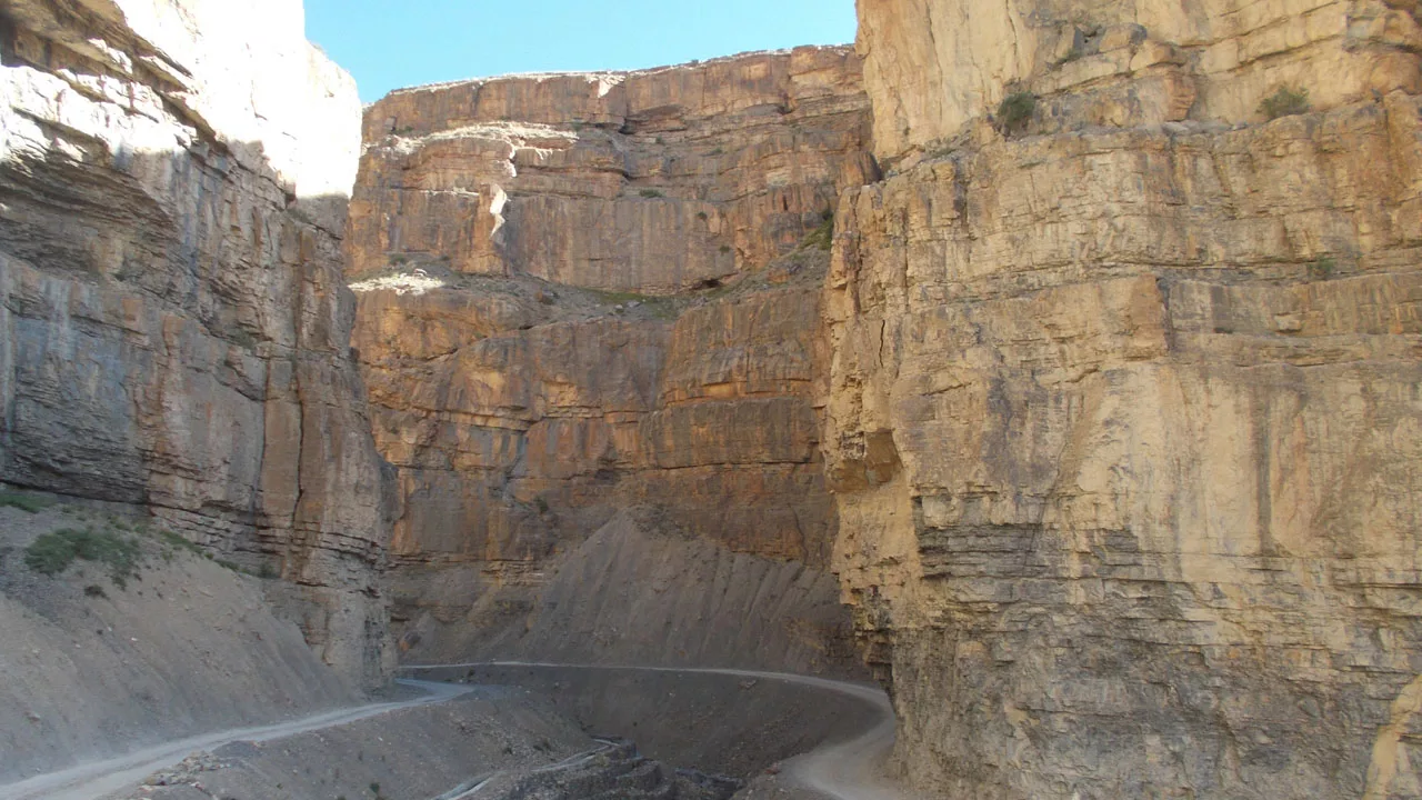 Roads in Lahual and spiti district 