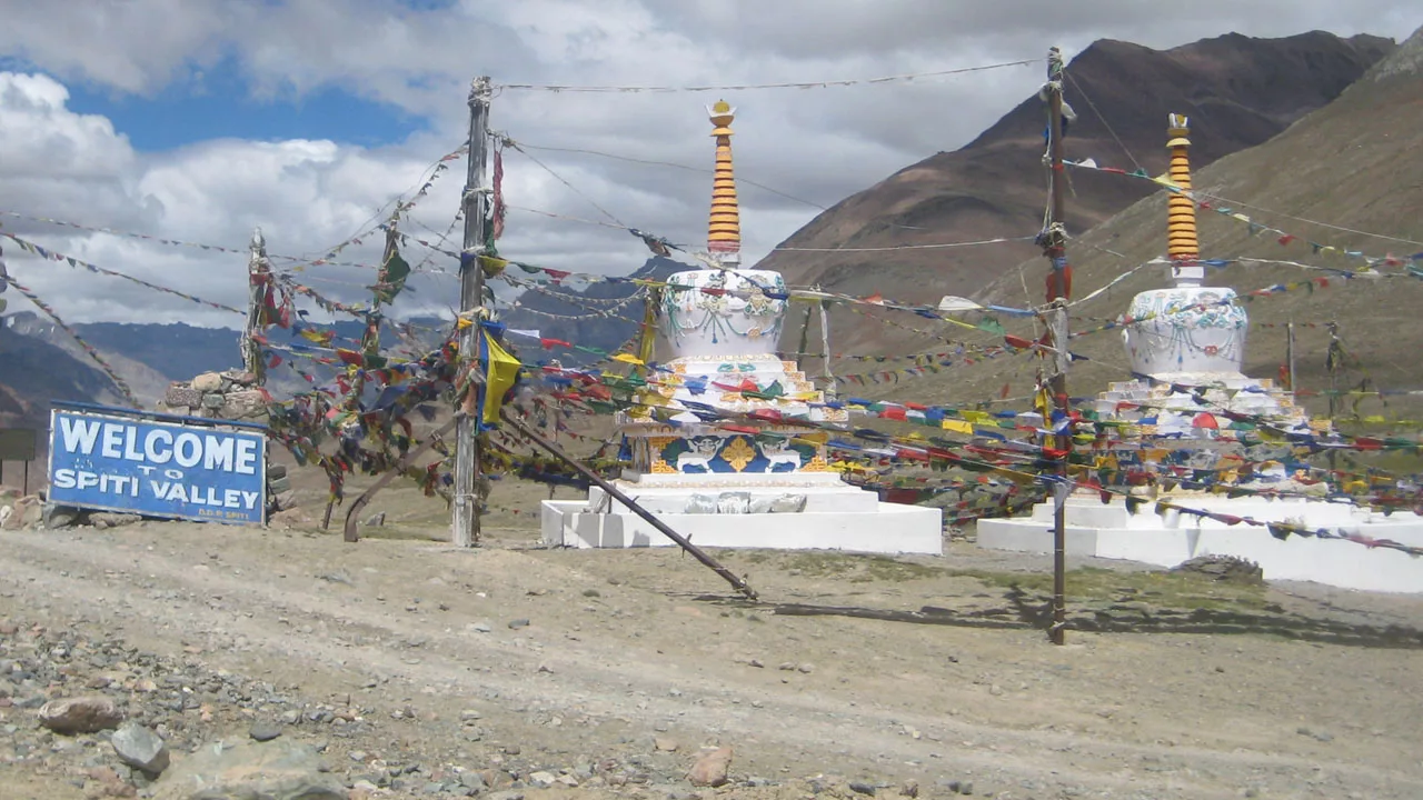 Roads in Spiti valley Himachal Pradesh