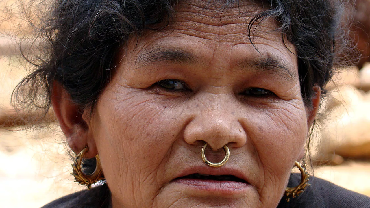 A Lepcha woman of Sikkim