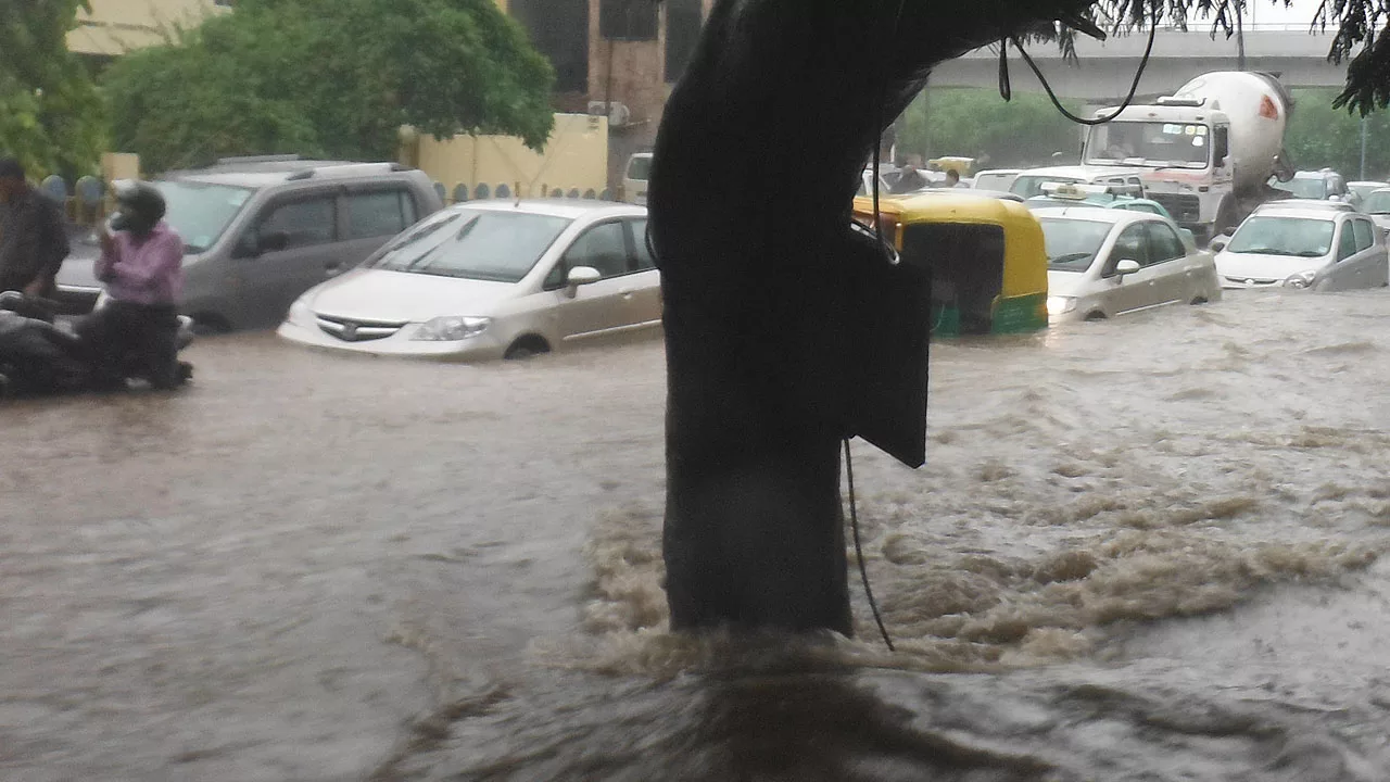 Delhi Flood in Monsoon 2023