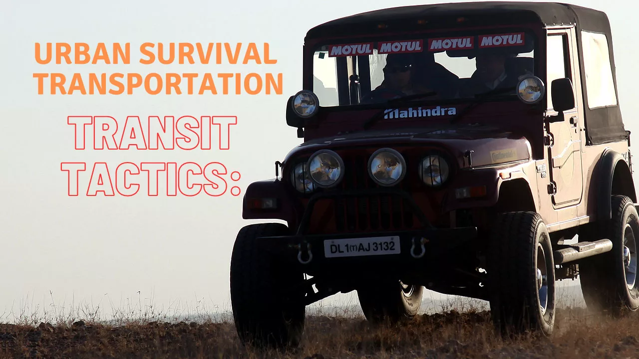 Transit Tactics Urban Survival Transportation in India Mahindra Thar