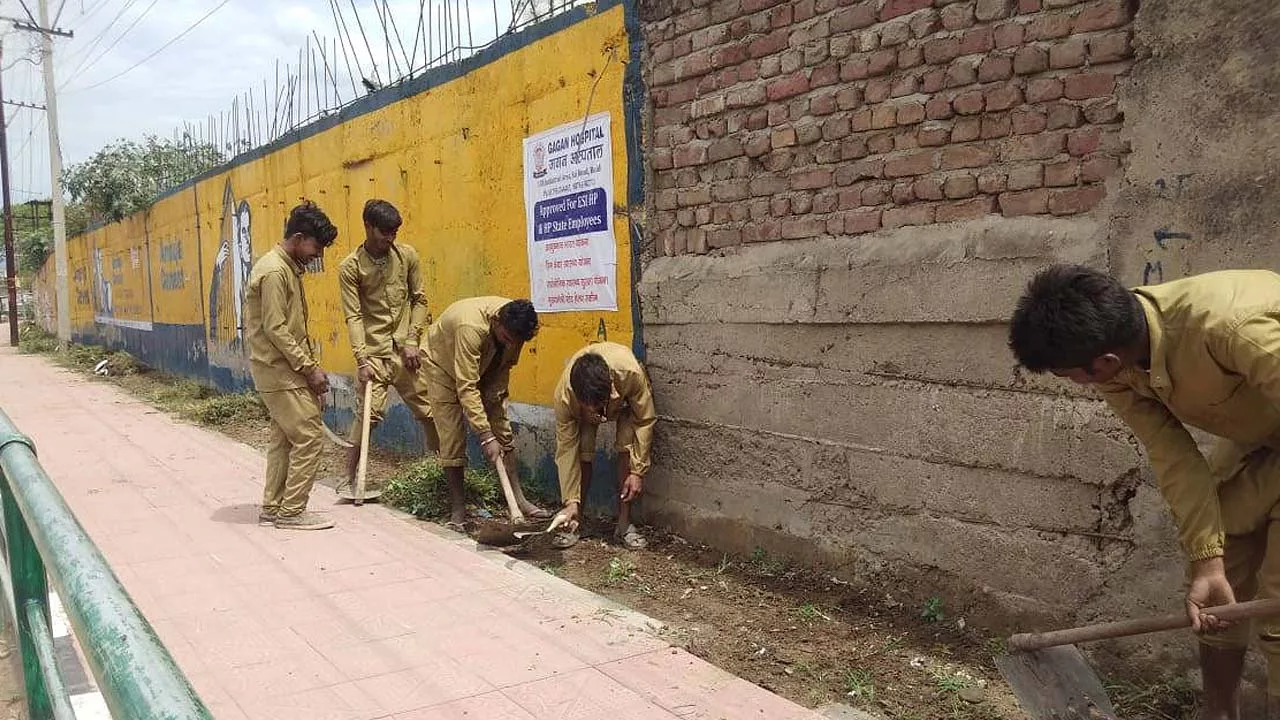 people cleaning road sides awareness campaigns on waste management Skills for Urban Living