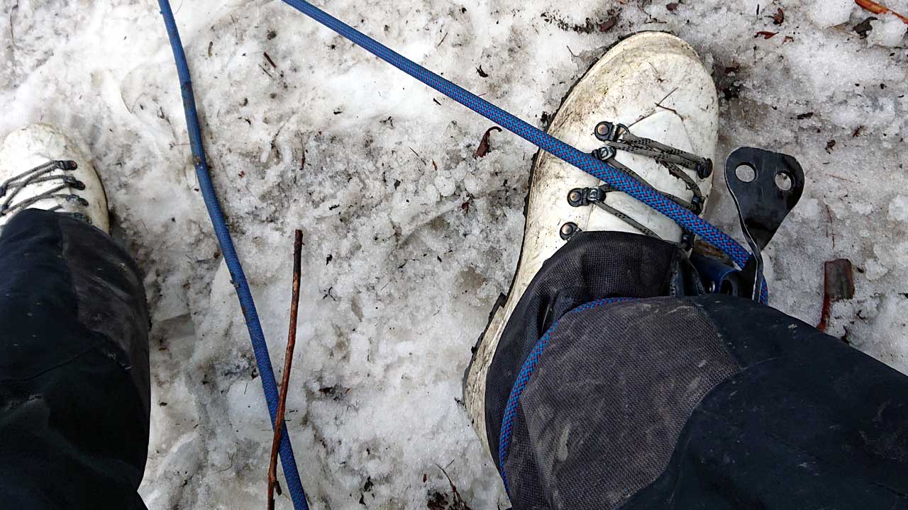 Boot Axe Belaying