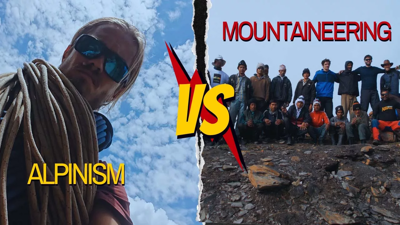 Mountaineering vs Alpinism