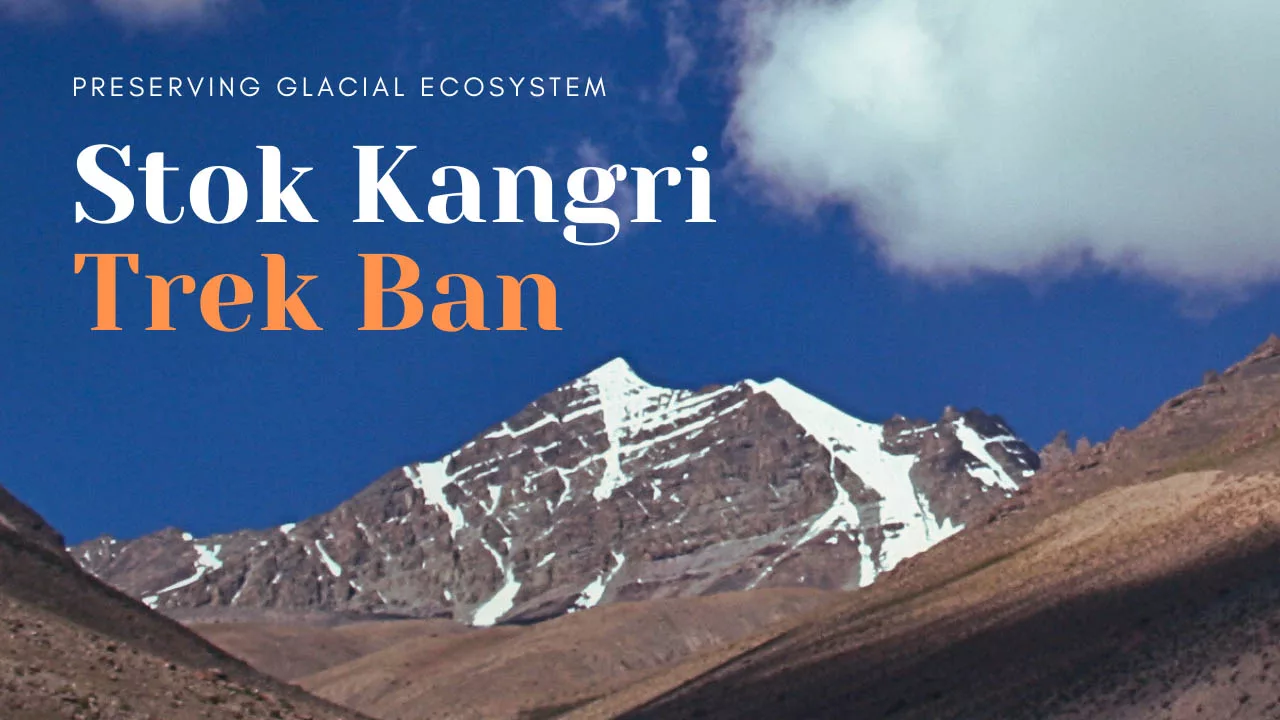 Stok Kangri peak thubnail reads Stok Kangri Trek Ban