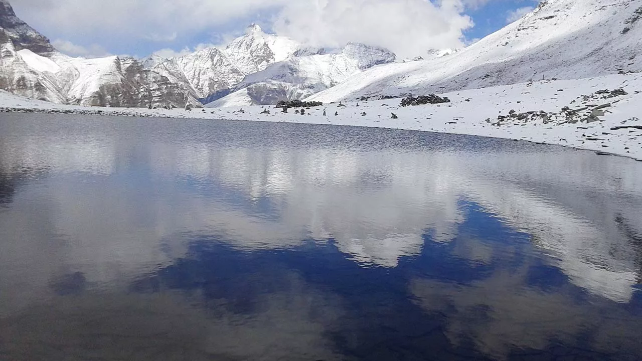 Dashaur or Dashair Lake on Pir Panjal Range