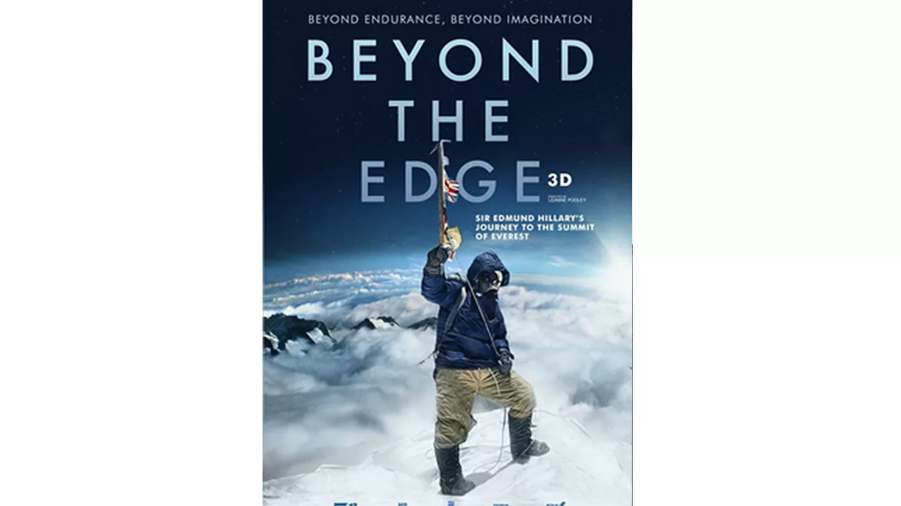 Beyond the edge mountain climbing film poster 