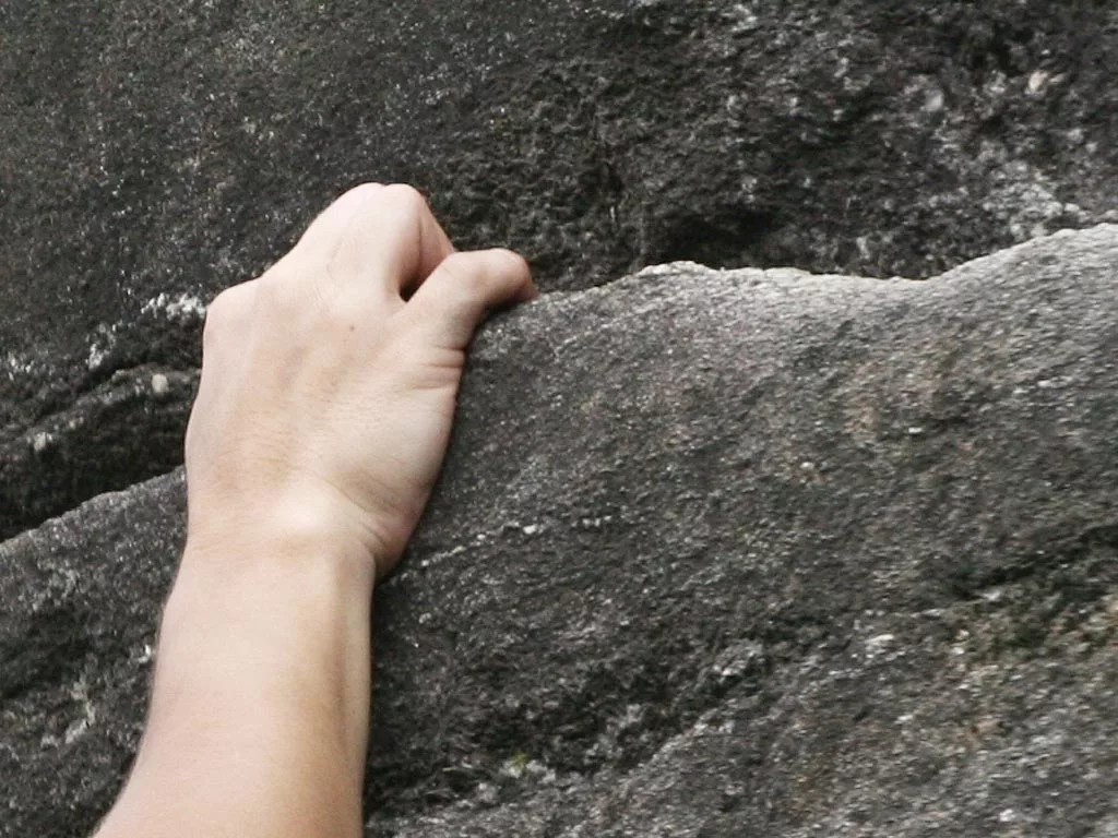 Jug Hold in rock climbing