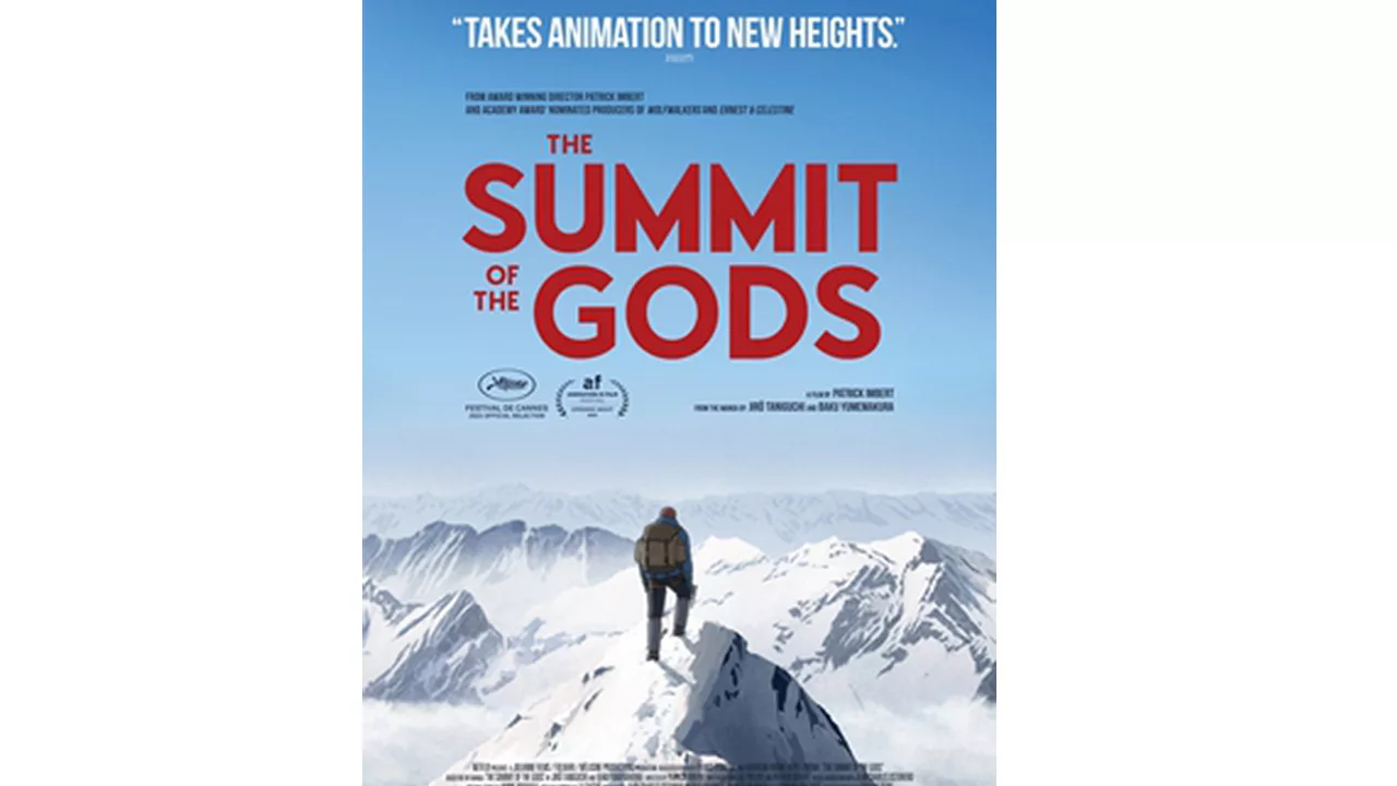 The Summit of the Gods Fictional mountain climbing film poster