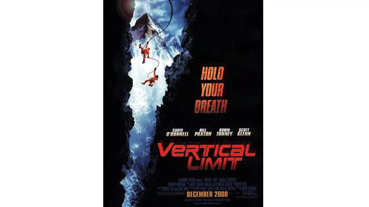 Vertical Limit  Fictional mountain climbing film poster