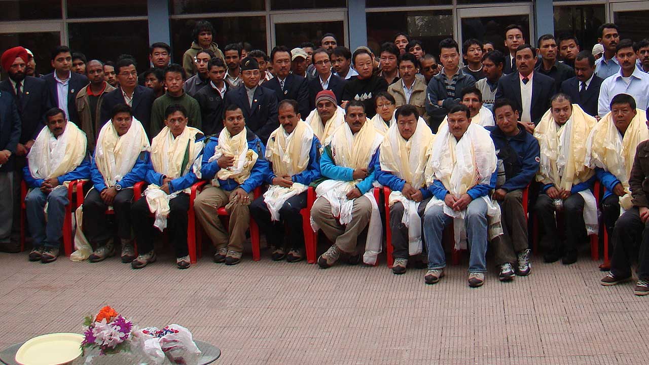 Mt. Makalu team Khata ceremony