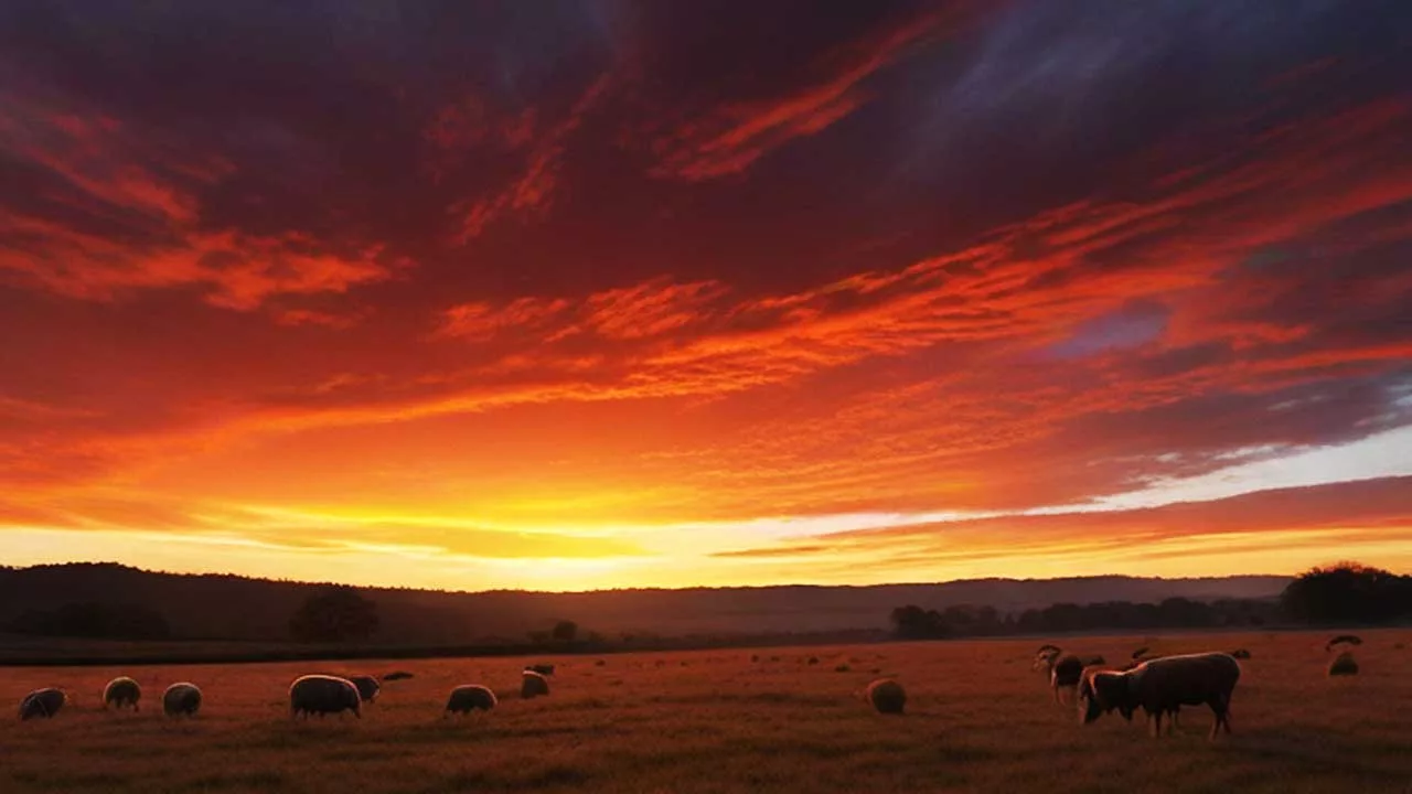 Red sky in the morning shepherds warning