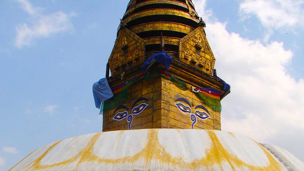 Swayambhunath or Monkey Temple in Kathmandu