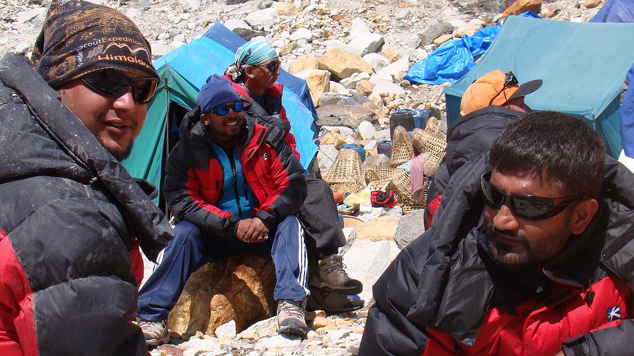 Powell Sharma and Pankaj Lagwal Mt. Makalu Base Camp
