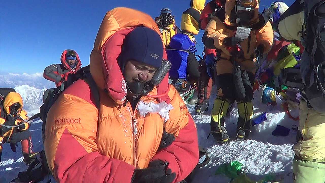 Powell Sharma on Mt. Everest Summit