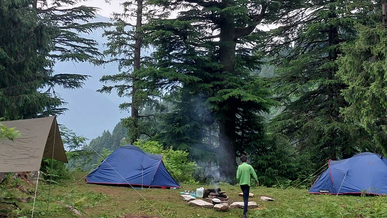 Tents on Camping Ground