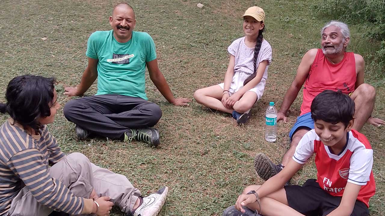 Fun and Games with Children on a Trek