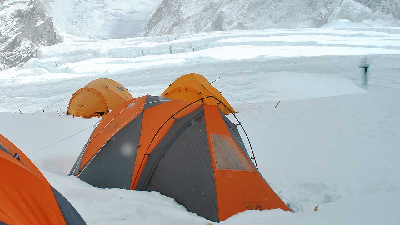 Tents at Camp 2 Mt. Everest: